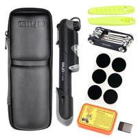 Dviračių remonto rinkinys Nešiojamų dviračių remonto įrankių rinkinys Dėžės padangų tvirtinimo rinkinio krepšys su padangų siurbliu A Tools Kit with Box
