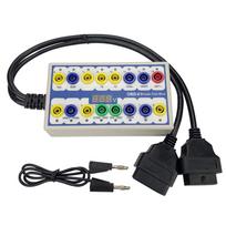 Profesionalus automobilių automobilio OBD-2 išsiveržimo dėžutės diagnostikos diagnostikos bloko OBD-II protokolas balta
