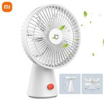 Xiaomi „Mijia“ stalinis ventiliatorius, nešiojamas 2 viename nešiojamasis 4000 mAh C tipo akumuliatorius, įkraunamas 4 pavarų vėjo ventiliatorius namuose ir biure