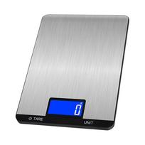 Skaitmeninės maisto svarstyklės 10 kg/22 svarų įkraunamos skaitmeninės virtuvės svarstyklės su LCD ekrano jutikliniais mygtukais 7 15kg juoda