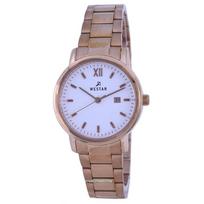 Westar White Dial Rose Gold Tone Stainless Steel Quartz 40245 PPN 601 Women's Watch balta