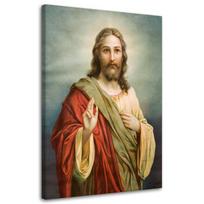 Drobės spaudinys Jėzus Kristus 40x60 įvairiaspalvis