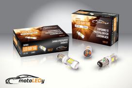 2 vnt LED lemputė BAY15D P21/5W 12-24V 2000lm CANBUS dvispalvis visureigis