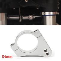 CNC Aliuminio Motociklo 54mm Šakės Vairo Amortizatoriaus Montavimo Apkaba Vamzdžio Laikiklis x1