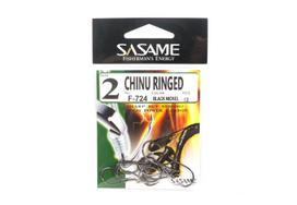 Sasame F-724 Chinu žieduotas offset kabliukas juodas Dydis 2 (1171 m) black