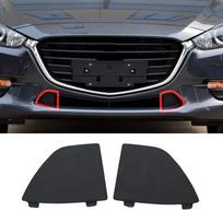 2 vnt. priekinio bamperio apatinės grotelių vilkimo kablio dangteliai, skirti „Mazda 3“ 2017–2018 m. B63B-50-101