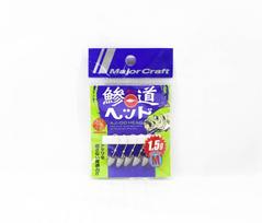 Major Craft Jig Head Ajido AD-Head 1.5/M 1.5 grams Hook Size M (1939)