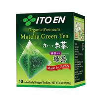 ITO EN Japoniškos Matcha žaliosios arbatos maišelis - 1 dėžutė, 10 pakelių (18 g.) 10 Sachets (18 g.)