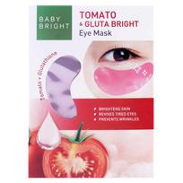 BABY BRIGHT Pomidorų ir gliutationo šviesinanti paakių kaukė 2,5 g. x 1 pora / 3 poros 2.5 g. x 1 pair