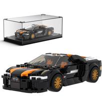 MOULD KING „Speed ​​Champion Bugatti Chiron 300 Supercar 27055“ statybinis žaislų rinkinys, kolekcionuojamas modelis, automobilio blokas, dovana vaikams 8+(386 vnt)