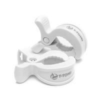 T-TOMI Clip segtukas čiulptukui White 2 vnt.