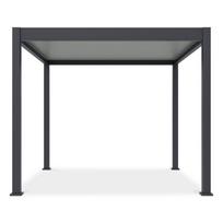 Pavėsinė Pergola ELEGANCE 300x300 cm, Antracito/pilka