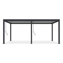 Pavėsinė Pergola ELEGANCE 309x600 cm, Antracito/pilka
