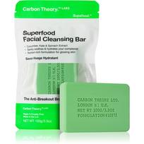 Carbon Theory Facial Cleansing Bar Superfood valomasis veido muilas Green 100 g