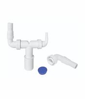 Jungtis skalbimo mašinai ir džiovyklei arba x2 skalbimo mašinoms su dangteliu 32/40x22-28mm, 11-13mm, 32/40x22-28mm, 11-13mm