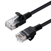 MicroConnect U/UTP CAT6 7.5M Black Slim Unshielded Network Cable,