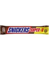 Šokoladinis batonėlis SNICKERS Super + 1, su nugos bei karamelės įdaru ir skrud. žemės rieš.,112,5g