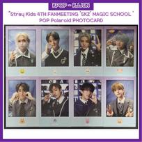 „Stay Kids 4TH FANMETING „SKZ“ MAGIC SCHOOL „CAFFE Polaroid“ NUOTRAUKOS KORTELĖ SET(8ea)
