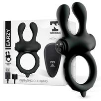 Tardenoche Earzy Vibrating Cockring with Remote Control Black