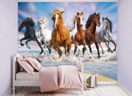 Walltastic Tapetai „Laukiniai arkliai“ 243 x 305 cm