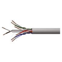 Kabelis UTP CAT6 4x2x0.55mm, viengyslis, varinis, PVC Eca