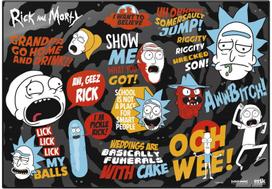 Stalo patiesalas RICK & MORTY, 50x35 cm