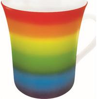 Porceliano puodelis RAINBOW