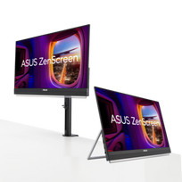 Asus ZenScreen MB229CF portable monitor – 22-inch (21.5 viewable) FHD (1920 x 1080), IPS technology, 100Hz, USB-C® PD 60W, speakers, carrying handle/kickstand design, C-clamp, partition hook, sub-woofer, 2.1 channel audio, green sustainability