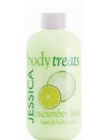 Jessica rankų ir kūno losjonas agurkų, žalios citrinos aromatu Jessica Cucumber and Lime 29ml
