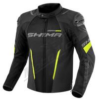 SHIMA SOLID 2.0 MEN VENT Tekstilinė Striukė Juoda / Geltona