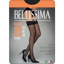 Klijuojamos kojinės moterims Bellissima Basic juodos, 20DEN