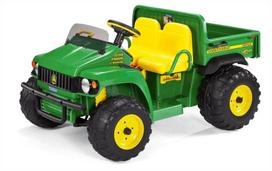 Dvivietis vaikiškas elektromobilis Peg Perego John Deere Gator HPX, žalias/geltonas