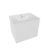 Vonios spinetelė su praustuvu Verona 60cm baltos matinės spalvos