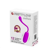 Pretty Love Julius Intimate Vibration System USB Violetinė Atsparus vandeniui