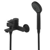 Vonios maišytuvas, AQUALINE SMART BLACK, su dušo sistema