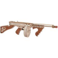 Medinis surenkamas modelis Thompson automatinis pistoletas Robotime, 275 d.
