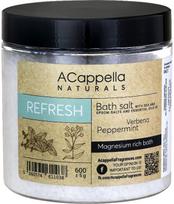 Vonios druska ACAPPELLA NATURALS REFRESH, 600 g