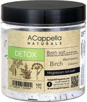 Vonios druska ACAPPELLA NATURALS DETOX, 600 g