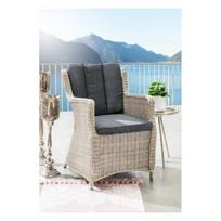 Lauko fotelis LUANA VINTAGE WHITE 60x71x87cm