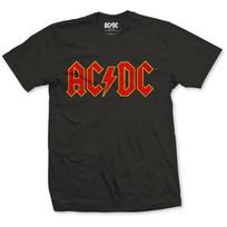 AC DC Red Logo Black Classic Rock Metal Unisex marškinėliai S