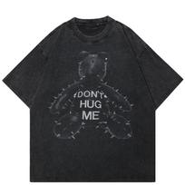2024 Streetwear Spiny Bear Graphic Unisex T-Shirt S juoda