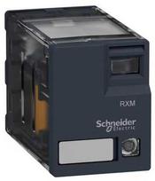 SCHNEIDER ELECTRIC RXM įjungiama relė su LED ir 4 C/O kontaktais, 6A ir 230 VAC maitinimu