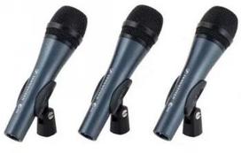 SENNHEISER 3PACK E835, MIKROFONŲ RINKINYS SU 3X E, MIHSEN506666