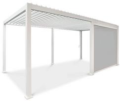Roletas pavėsinei Pergola Premium White, 3 m