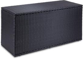 Sodo įrankių dėžė Fieldmann Black Rattan, 125x50x60cm, 1 vnt.