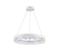 LED Pakabinamas sietynas LED/25W/230V 3000K diametras 50 cm balta