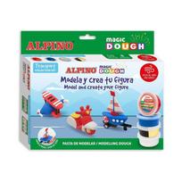 Modelino rinkinys ALPINO Magic Dough TRANSPORTE