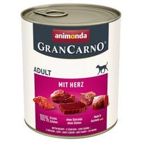 ANIMONDA GranCarno Adult with hearts - šlapias maistas šunims - 800g