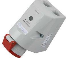 PARLOCK Multi CEE jungtis LV40N 16A automatiniam sklendžių įjungimo/išjungimo valdymui, 2xM25/M25. Veikia vienu metu kaip 24 V nuolatinės srovės ir 230 V kintamosios srovės maitinimo šaltinis.
