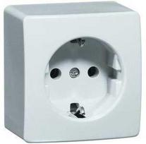Peha By Honeywell PEHA Schuko lizdas kreminės baltos spalvos/elektrinis baltas 16A